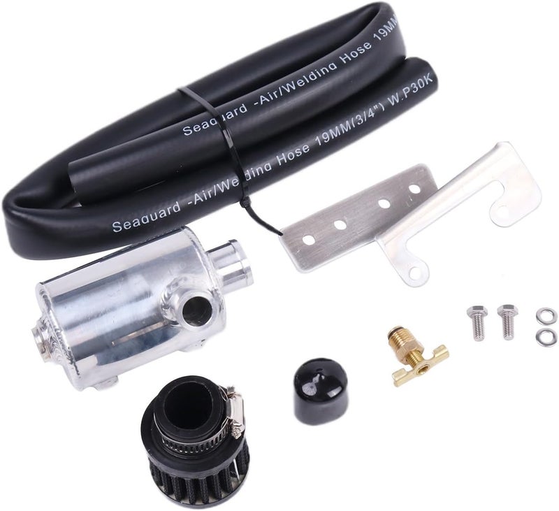 Lesurey Oil Breather Catch Can Compatible with SeaDoo PWC, Universal Fit, Plastic, RS19050-BCC - Image 2